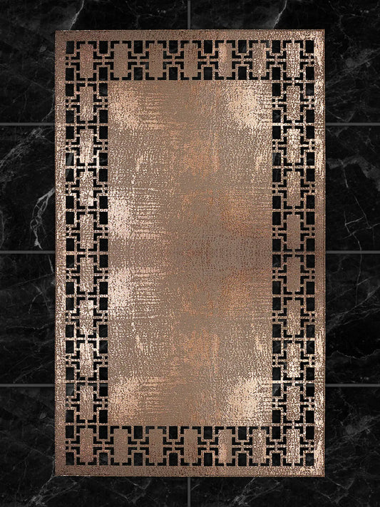 Emel Geometric Luxury Foiled Rug by Creative Home, Modern Style Cut Out Carpet, Non Slip Mat,RUG-EMEL-dCop-4060,RUG-EMEL-dSi-4060,RUG-EMEL-dGo-4060,RUG-EMEL-dCop-60100,RUG-EMEL-dSi-60100,RUG-EMEL-dGo-60100,RUG-EMEL-dCop-70120,RUG-EMEL-dSi-70120,RUG-EMEL-dGo-70120,RUG-EMEL-dCop-85137,RUG-EMEL-dSi-85137,RUG-EMEL-dGo-85137,RUG-EMEL-dCop-121182,RUG-EMEL-dSi-121182,RUG-EMEL-dGo-121182,RUG-EMEL-dCop-152243,RUG-EMEL-dSi-152243,RUG-EMEL-dGo-152243,RUG-EMEL-dCop-182274,RUG-EMEL-dSi-182274,RUG-EMEL-dGo-182274