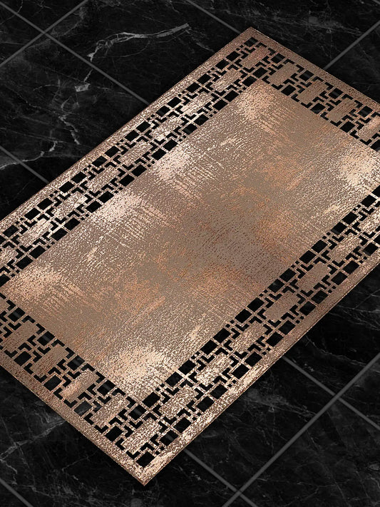 Emel Geometric Luxury Foiled Rug by Creative Home, Modern Style Cut Out Carpet, Non Slip Mat,RUG-EMEL-dCop-4060,RUG-EMEL-dSi-4060,RUG-EMEL-dGo-4060,RUG-EMEL-dCop-60100,RUG-EMEL-dSi-60100,RUG-EMEL-dGo-60100,RUG-EMEL-dCop-70120,RUG-EMEL-dSi-70120,RUG-EMEL-dGo-70120,RUG-EMEL-dCop-85137,RUG-EMEL-dSi-85137,RUG-EMEL-dGo-85137,RUG-EMEL-dCop-121182,RUG-EMEL-dSi-121182,RUG-EMEL-dGo-121182,RUG-EMEL-dCop-152243,RUG-EMEL-dSi-152243,RUG-EMEL-dGo-152243,RUG-EMEL-dCop-182274,RUG-EMEL-dSi-182274,RUG-EMEL-dGo-182274