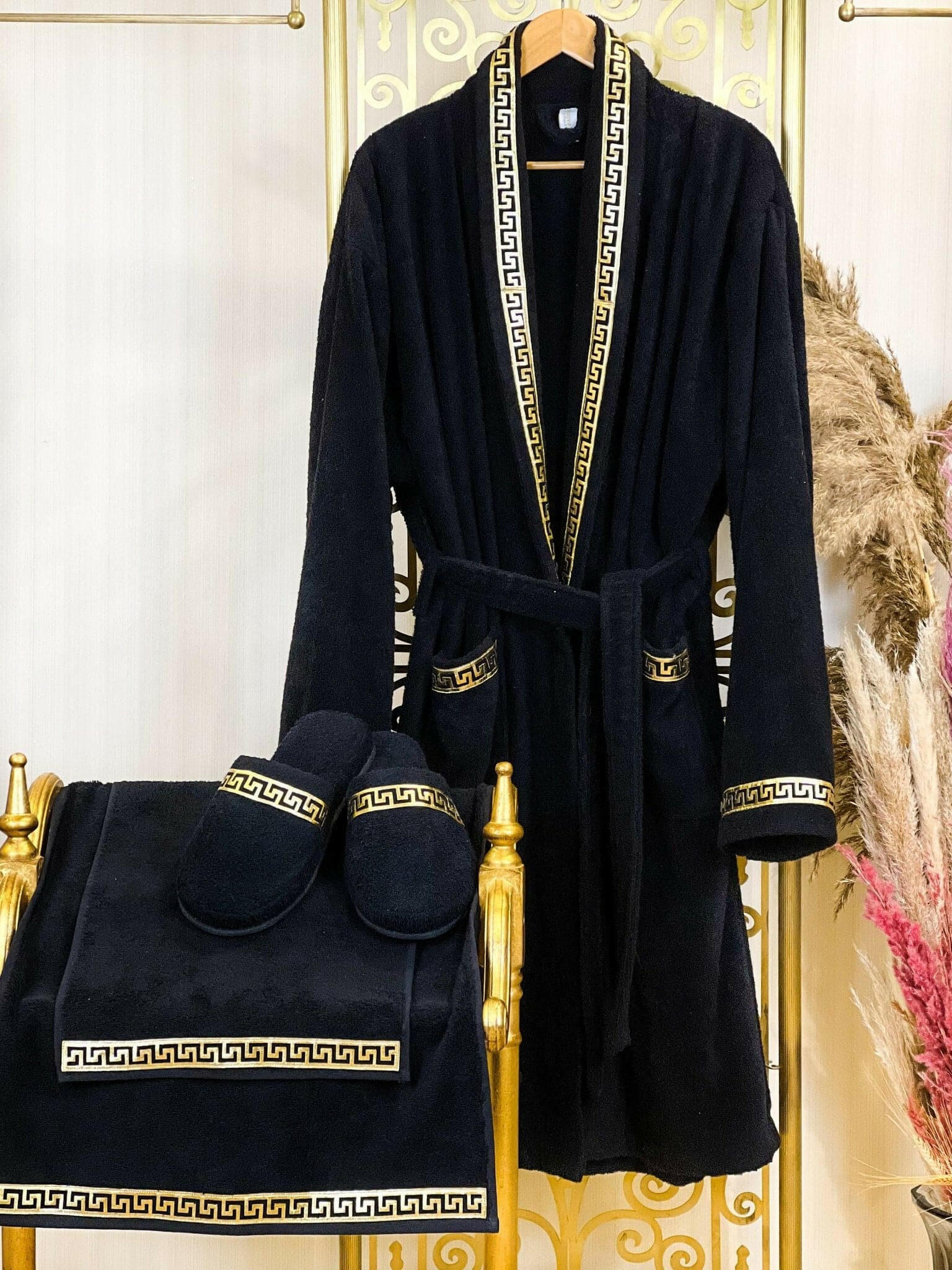 slim fit dress slacks Anka Exclusive Bathrobe (His)