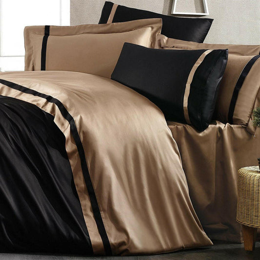 Mira Black & Gold - Luxury Duvet Cover Set - Creative HomeDuvet Covers