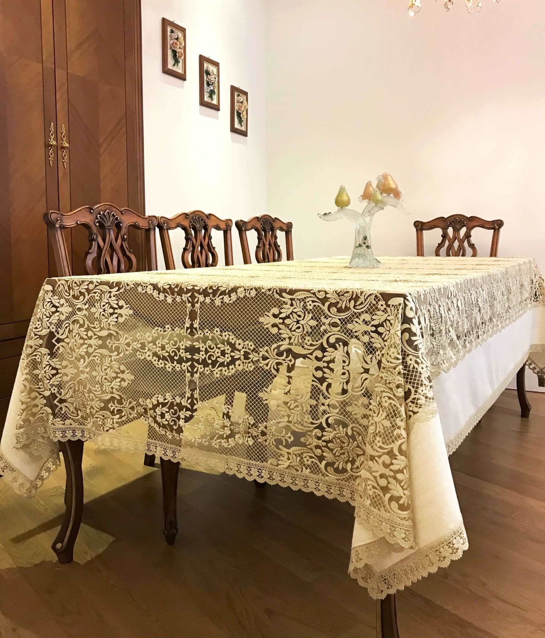 Tablecloths.