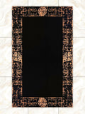 Hera Premium Black & Copper Color Rectangular Rug - Creative Home Designs Luxury Carpets, Versace Style Turkish Mat, Greek Key Mat,RUG-HERAPRE-BlaCop-4060,RUG-HERAPRE-BlaCop-60100,RUG-HERAPRE-BlaCop-70120,RUG-HERAPRE-BlaCop-85137,RUG-HERAPRE-BlaCop-121182,RUG-HERAPRE-BlaCop-152243,RUG-HERAPRE-BlaCop-182274