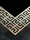 Hera Premium Black & Light Gold Color Rectangular Rug - Creative Home Designs Luxury Carpets, Versace Style Turkish Mat, Greek Key Mat,RUG-HERAPRE-BlaLiGo-4060,RUG-HERAPRE-BlaLiGo-60100,RUG-HERAPRE-BlaLiGo-70120,RUG-HERAPRE-BlaLiGo-85137,RUG-HERAPRE-BlaLiGo-121182,RUG-HERAPRE-BlaLiGo-152243,RUG-HERAPRE-BlaLiGo-182274