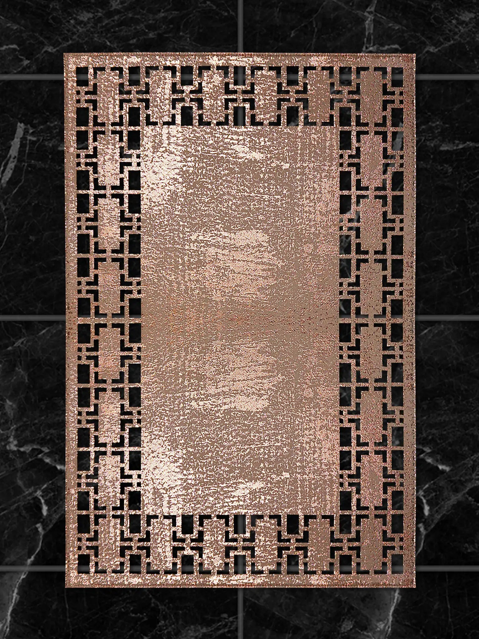 Emel Geometric Luxury Foiled Rug by Creative Home, Modern Style Cut Out Carpet, Non Slip Mat,RUG-EMEL-dCop-4060,RUG-EMEL-dSi-4060,RUG-EMEL-dGo-4060,RUG-EMEL-dCop-60100,RUG-EMEL-dSi-60100,RUG-EMEL-dGo-60100,RUG-EMEL-dCop-70120,RUG-EMEL-dSi-70120,RUG-EMEL-dGo-70120,RUG-EMEL-dCop-85137,RUG-EMEL-dSi-85137,RUG-EMEL-dGo-85137,RUG-EMEL-dCop-121182,RUG-EMEL-dSi-121182,RUG-EMEL-dGo-121182,RUG-EMEL-dCop-152243,RUG-EMEL-dSi-152243,RUG-EMEL-dGo-152243,RUG-EMEL-dCop-182274,RUG-EMEL-dSi-182274,RUG-EMEL-dGo-182274