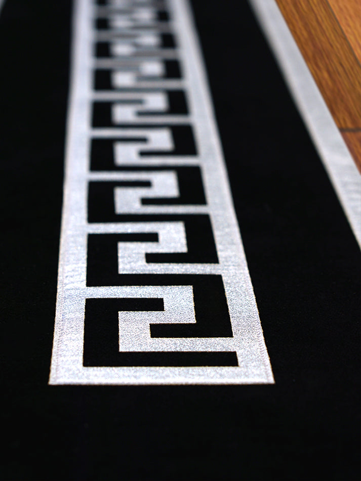 Anka Black & Silver Rug - creativehome-designs, Rugs,RUG-ANKA-BlaSi-4060, RUG-ANKA-BlaSi-60100,RUG-ANKA-BlaSi-70120,RUG-ANKA-BlaSi-85137,RUG-ANKA-BlaSi-121182,RUG-ANKA-BlaSi-152243,RUG-ANKA-BlaSi-182274