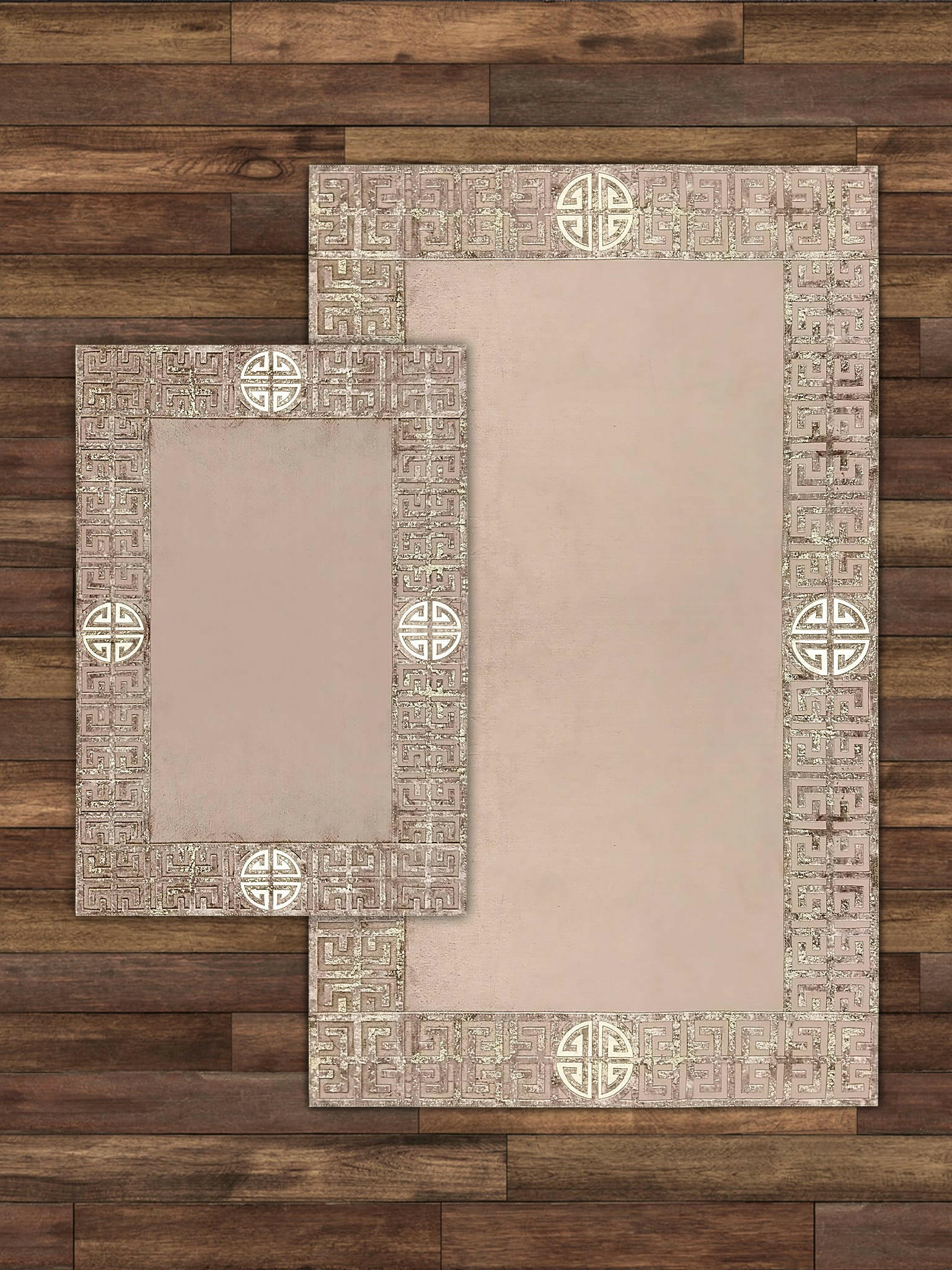 Hera Premium Gold & Coffee Color Rectangular Rug - Creative Home Designs Luxury Carpets, Versace Style Turkish Mat, Greek Key Mat,RUG-HERAPRE-GoCof-4060,RUG-HERAPRE-GoCof-60100,RUG-HERAPRE-GoCof-70120,RUG-HERAPRE-GoCof-85137,RUG-HERAPRE-GoCof-121182,RUG-HERAPRE-GoCof-152243,RUG-HERAPRE-GoCof-182274