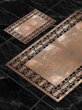 Emel Geometric Luxury Foiled Rug by Creative Home, Modern Style Cut Out Carpet, Non Slip Mat,RUG-EMEL-dCop-4060,RUG-EMEL-dSi-4060,RUG-EMEL-dGo-4060,RUG-EMEL-dCop-60100,RUG-EMEL-dSi-60100,RUG-EMEL-dGo-60100,RUG-EMEL-dCop-70120,RUG-EMEL-dSi-70120,RUG-EMEL-dGo-70120,RUG-EMEL-dCop-85137,RUG-EMEL-dSi-85137,RUG-EMEL-dGo-85137,RUG-EMEL-dCop-121182,RUG-EMEL-dSi-121182,RUG-EMEL-dGo-121182,RUG-EMEL-dCop-152243,RUG-EMEL-dSi-152243,RUG-EMEL-dGo-152243,RUG-EMEL-dCop-182274,RUG-EMEL-dSi-182274,RUG-EMEL-dGo-182274