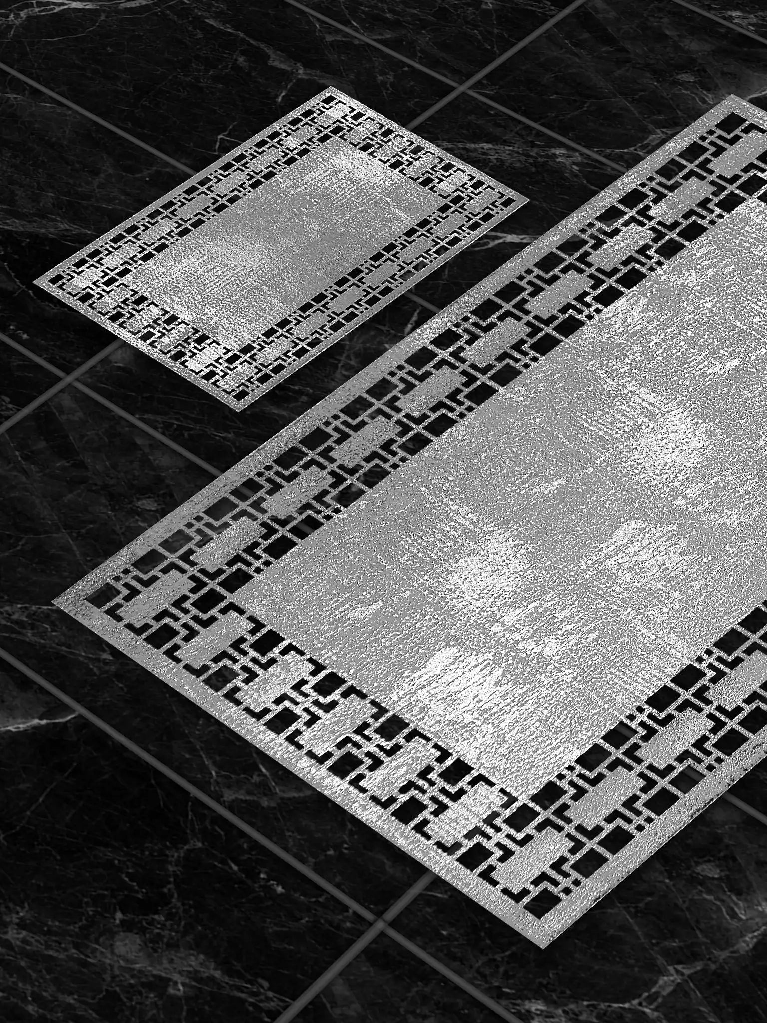 Emel Geometric Luxury Foiled Rug by Creative Home, Modern Style Cut Out Carpet, Non Slip Mat,RUG-EMEL-dCop-4060,RUG-EMEL-dSi-4060,RUG-EMEL-dGo-4060,RUG-EMEL-dCop-60100,RUG-EMEL-dSi-60100,RUG-EMEL-dGo-60100,RUG-EMEL-dCop-70120,RUG-EMEL-dSi-70120,RUG-EMEL-dGo-70120,RUG-EMEL-dCop-85137,RUG-EMEL-dSi-85137,RUG-EMEL-dGo-85137,RUG-EMEL-dCop-121182,RUG-EMEL-dSi-121182,RUG-EMEL-dGo-121182,RUG-EMEL-dCop-152243,RUG-EMEL-dSi-152243,RUG-EMEL-dGo-152243,RUG-EMEL-dCop-182274,RUG-EMEL-dSi-182274,RUG-EMEL-dGo-182274