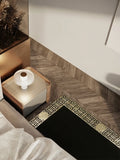 Hera Premium Black & Light Gold Color Rectangular Rug - Creative Home Designs Luxury Carpets, Versace Style Turkish Mat, Greek Key Mat,RUG-HERAPRE-BlaLiGo-4060,RUG-HERAPRE-BlaLiGo-60100,RUG-HERAPRE-BlaLiGo-70120,RUG-HERAPRE-BlaLiGo-85137,RUG-HERAPRE-BlaLiGo-121182,RUG-HERAPRE-BlaLiGo-152243,RUG-HERAPRE-BlaLiGo-182274