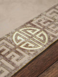 Hera Premium Gold & Coffee Color Rectangular Rug - Creative Home Designs Luxury Carpets, Versace Style Turkish Mat, Greek Key Mat,RUG-HERAPRE-GoCof-4060,RUG-HERAPRE-GoCof-60100,RUG-HERAPRE-GoCof-70120,RUG-HERAPRE-GoCof-85137,RUG-HERAPRE-GoCof-121182,RUG-HERAPRE-GoCof-152243,RUG-HERAPRE-GoCof-182274