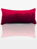 Lale Cushion Cover - Creative Home Designs Pillowcases, Turkish Throw Pillows & Shams, Cherry Red Color Floral Jacquard Pattern Sham,CC-CH-LALE-ChRed-1S1R,CC-CH-LALE-ChRed-2S,CC-CH-LALE-ChRed-2R,CC-CH-LALE-ChRed-2S1R