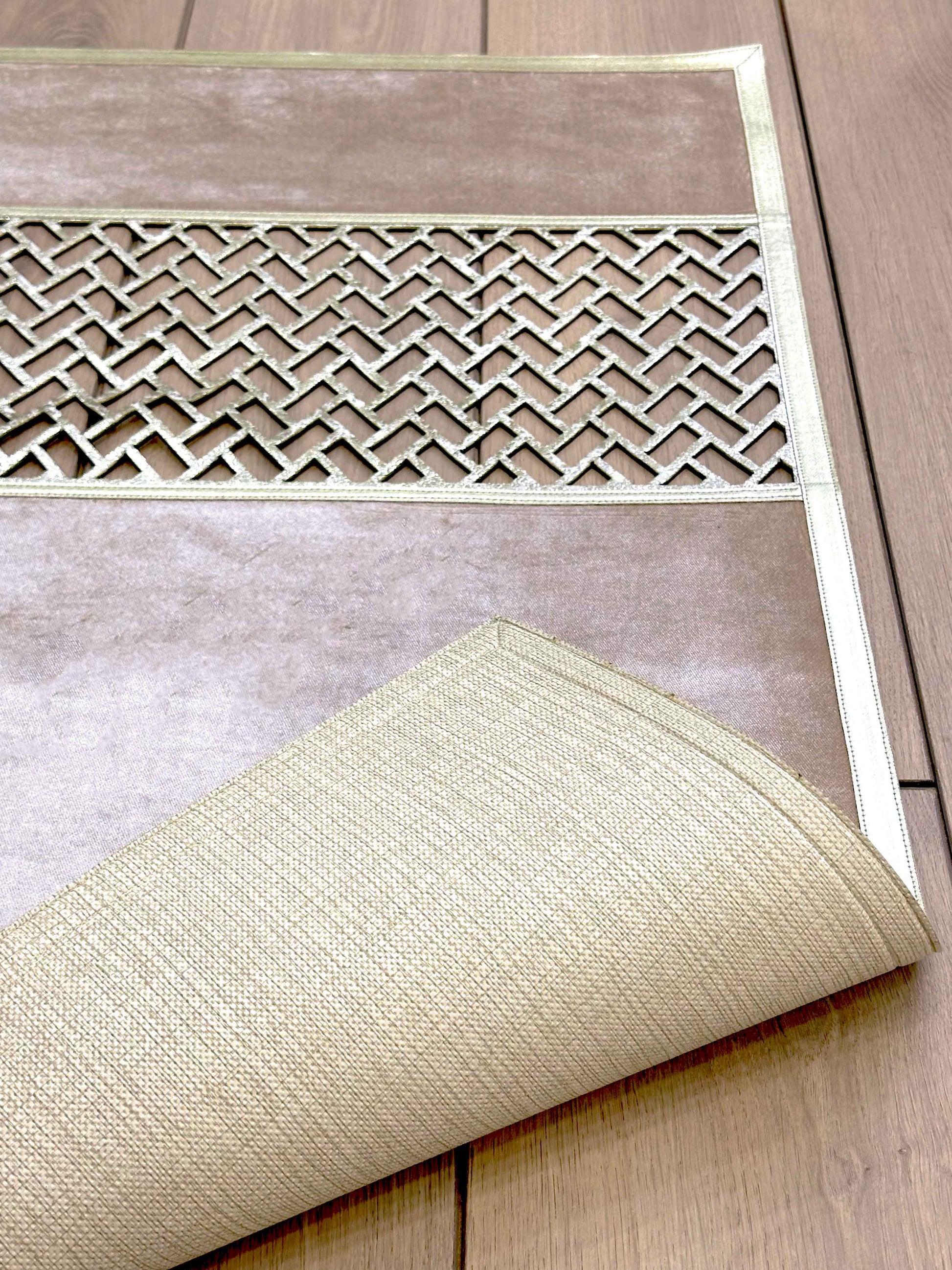 Tilbe Gold Color Rectangular Rug - Creative Home Designs Luxury Carpets, Geometric Modern Cut Through Cut Out Style Turkish Mat,RUG-TLBE-Go-4060,RUG-TLBE-Go-60100,RUG-TLBE-Go-70120,RUG-TLBE-Go-85137,RUG-TLBE-Go-121182