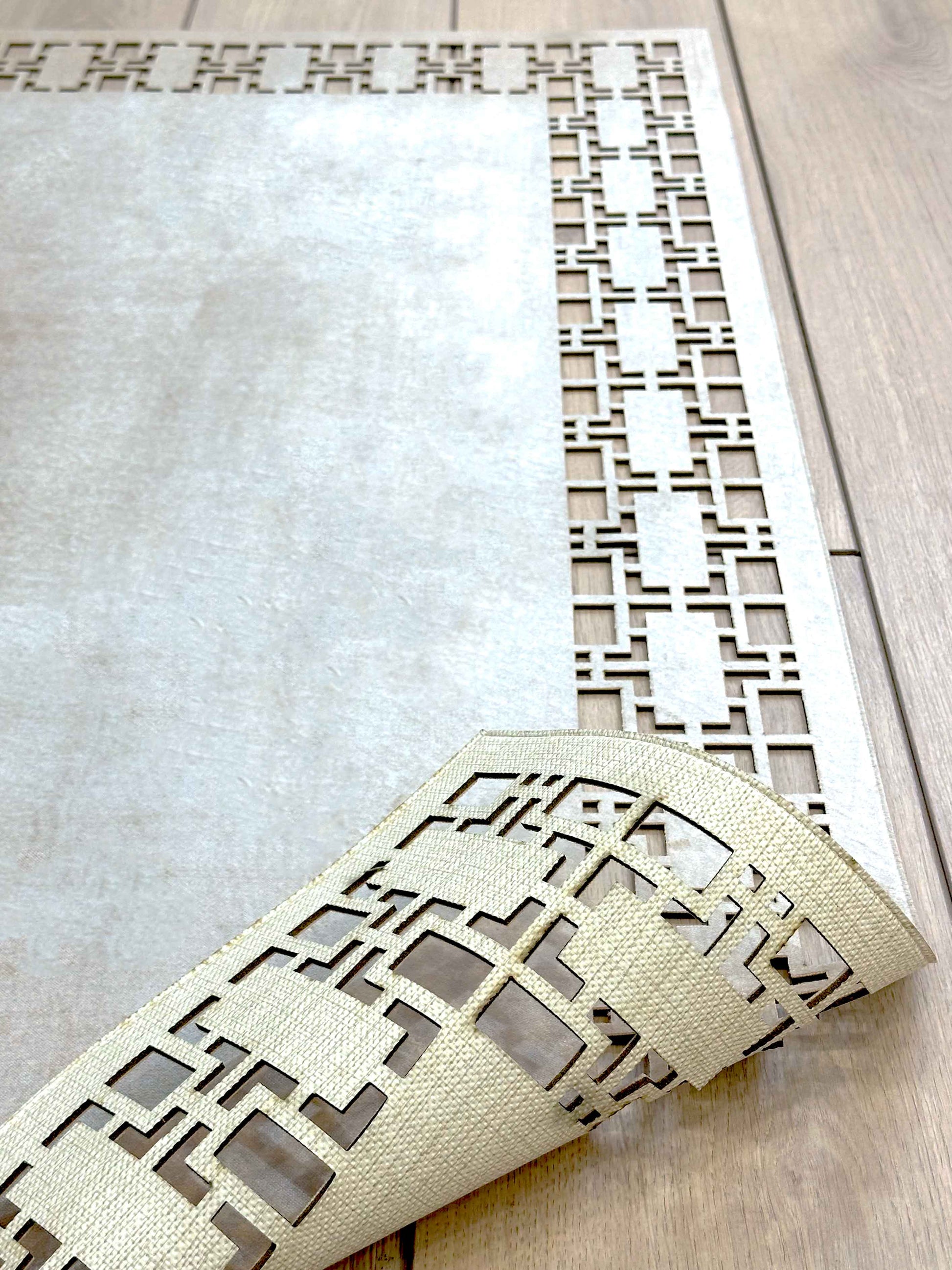 Emel Geometric Luxury Foiled Rug by Creative Home, Modern Style Cut Out Carpet, Non Slip Mat,RUG-EMEL-Go-4060,RUG-EMEL-Go-60100,RUG-EMEL-Go-70120,RUG-EMEL-Go-85137,RUG-EMEL-Go-121182,RUG-EMEL-Go-152243,RUG-EMEL-Go-182274
