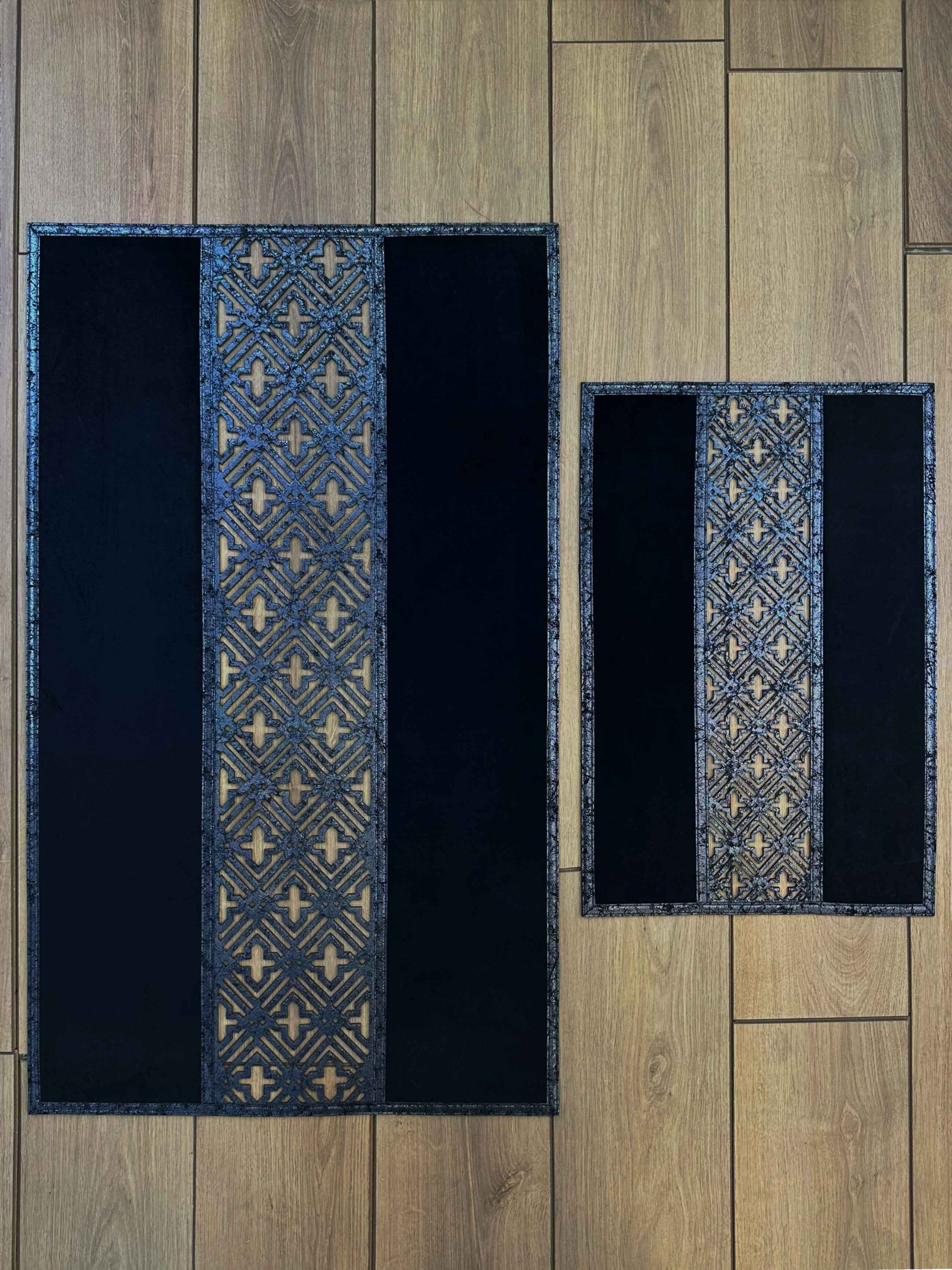 Ferya Rectangular Ecru & Gold Modern Cut Through Laser Rug Striped Minimal Rug - by Creative Home Rugs, RUG-FRYA-BlaMebla-4060,RUG-FRYA-BlaMebla-60100,RUG-FRYA-BlaMebla-70120,RUG-FRYA-BlaMebla-90150,RUG-FRYA-BlaMebla-121182,RUG-FRYA-BlaMebla-152243,RUG-FRYA-BlaMebla-182274