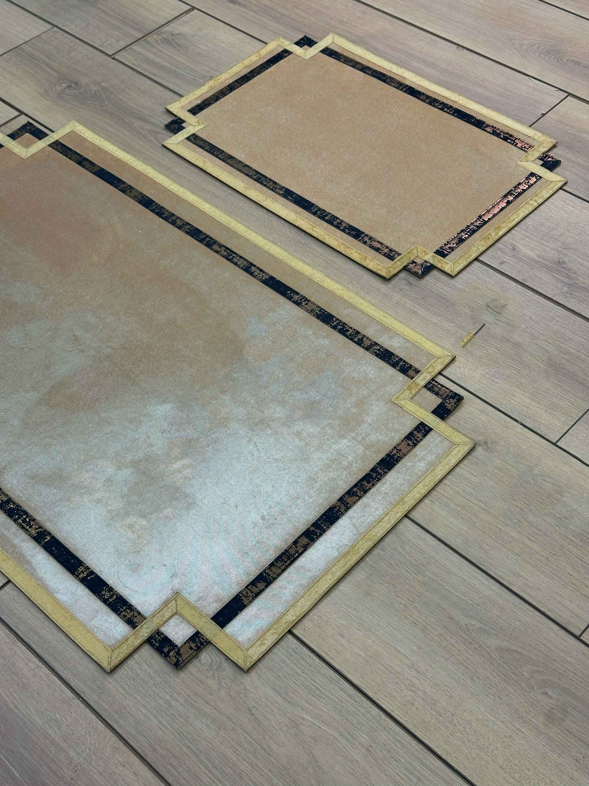 Mila Rectangular Gold Modern Striped Minimal Turkish Rug & Carpet - by Creative Home Rugs,RUG-MILA-GoGo-4060,RUG-MILA-GoGo-60100,RUG-MILA-GoGo-70120,RUG-MILA-GoGo-90150,RUG-MILA-GoGo-121182