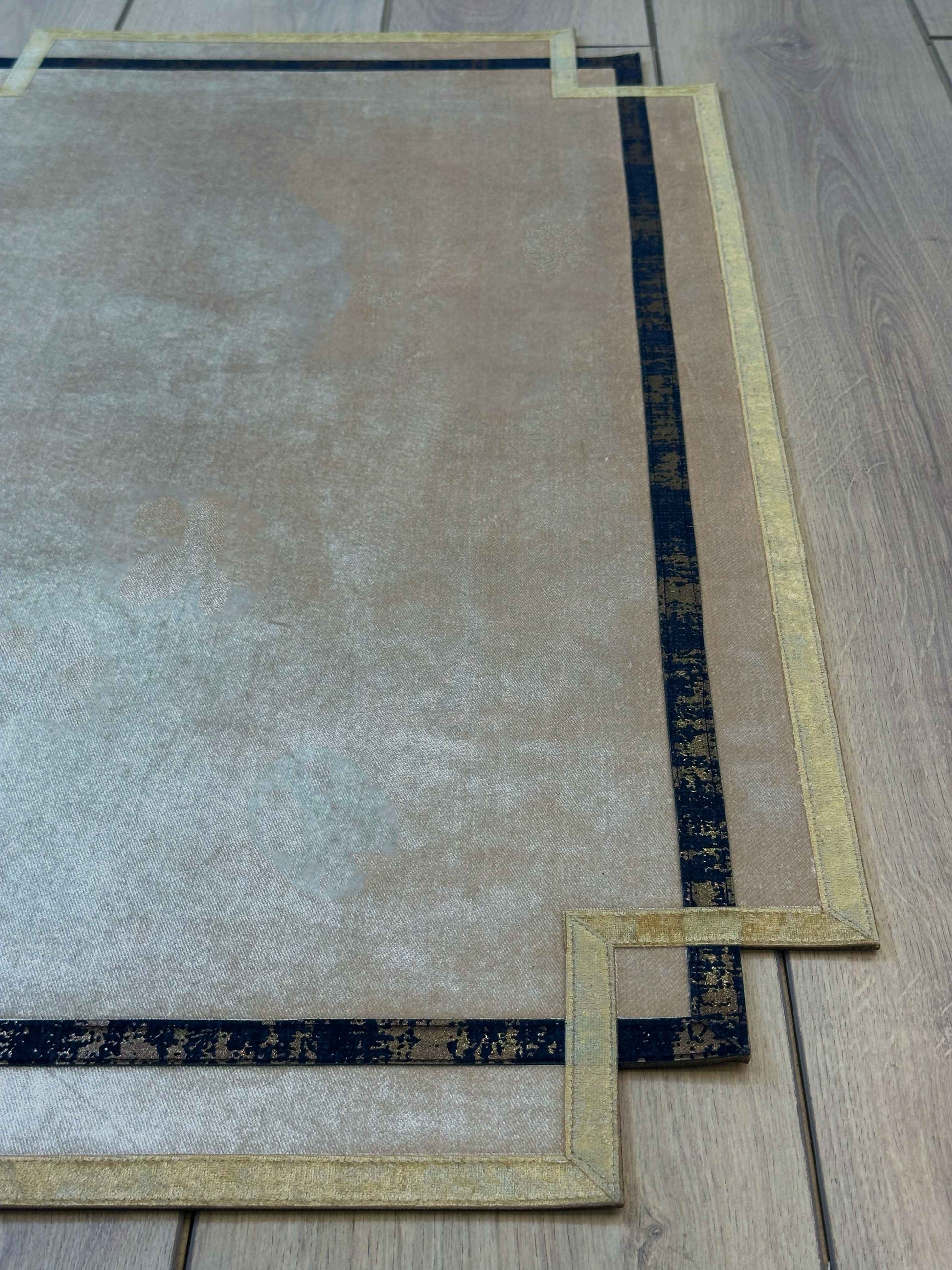 Mila Rectangular Gold Modern Striped Minimal Turkish Rug & Carpet - by Creative Home Rugs,RUG-MILA-GoGo-4060,RUG-MILA-GoGo-60100,RUG-MILA-GoGo-70120,RUG-MILA-GoGo-90150,RUG-MILA-GoGo-121182