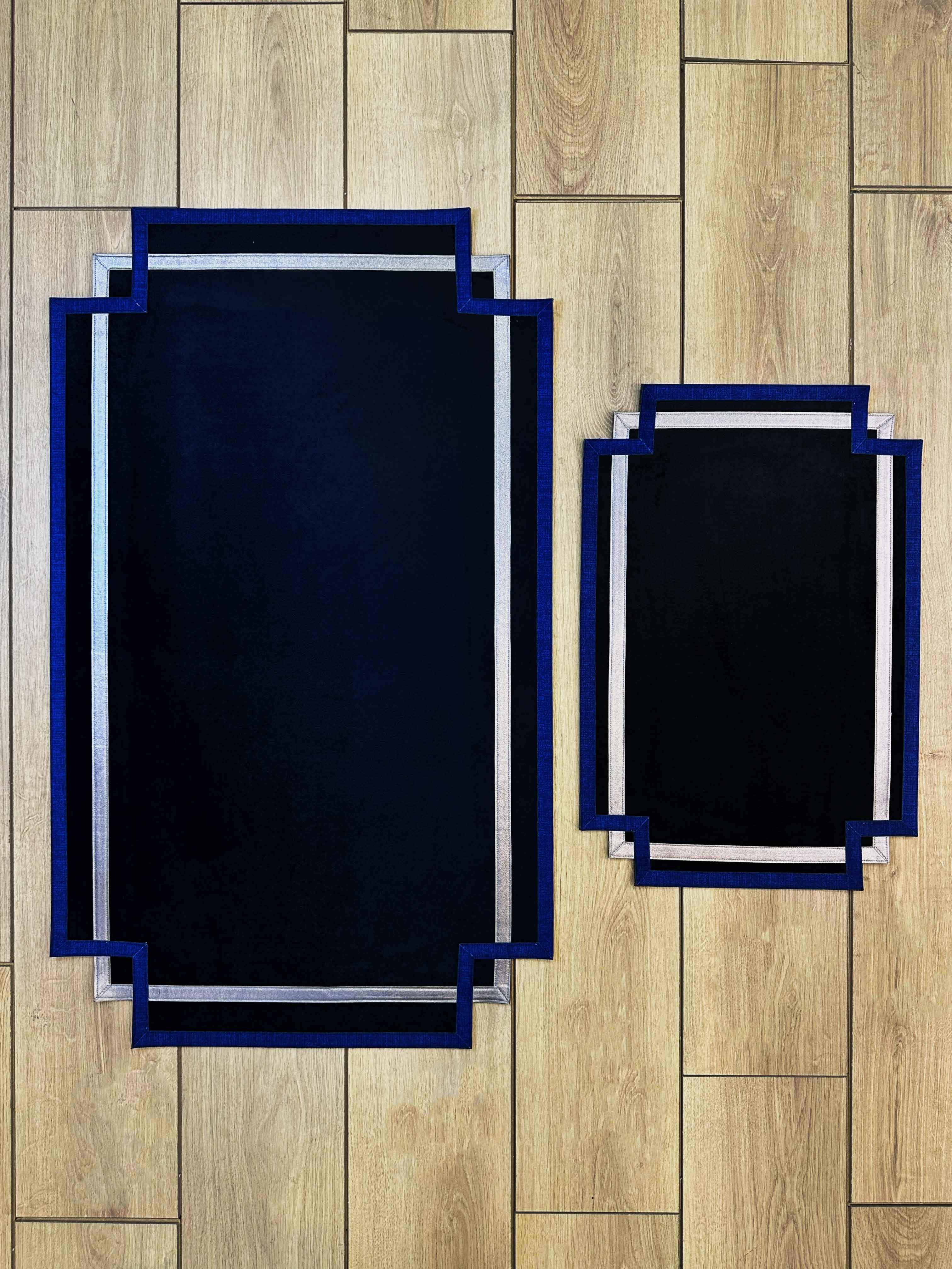 Rectagular Rug Design Mila Rectangular Modern Rug - Luxury Minimal Striped Turkish Rug & Mat