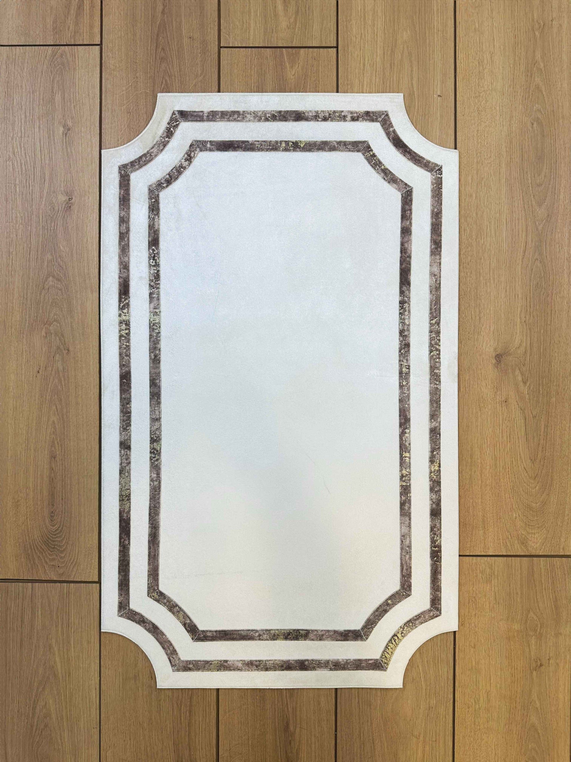 Sare Rectangular Ivory Cream & Gold Modern Leather Striped Minimal Rug - by Creative Home Rugs,RUG-SARE-EcSrtgo-4060,RUG-SARE-EcSrtgo-60100,RUG-SARE-EcSrtgo-70120,RUG-SARE-EcSrtgo-90150,RUG-SARE-EcSrtgo-121182