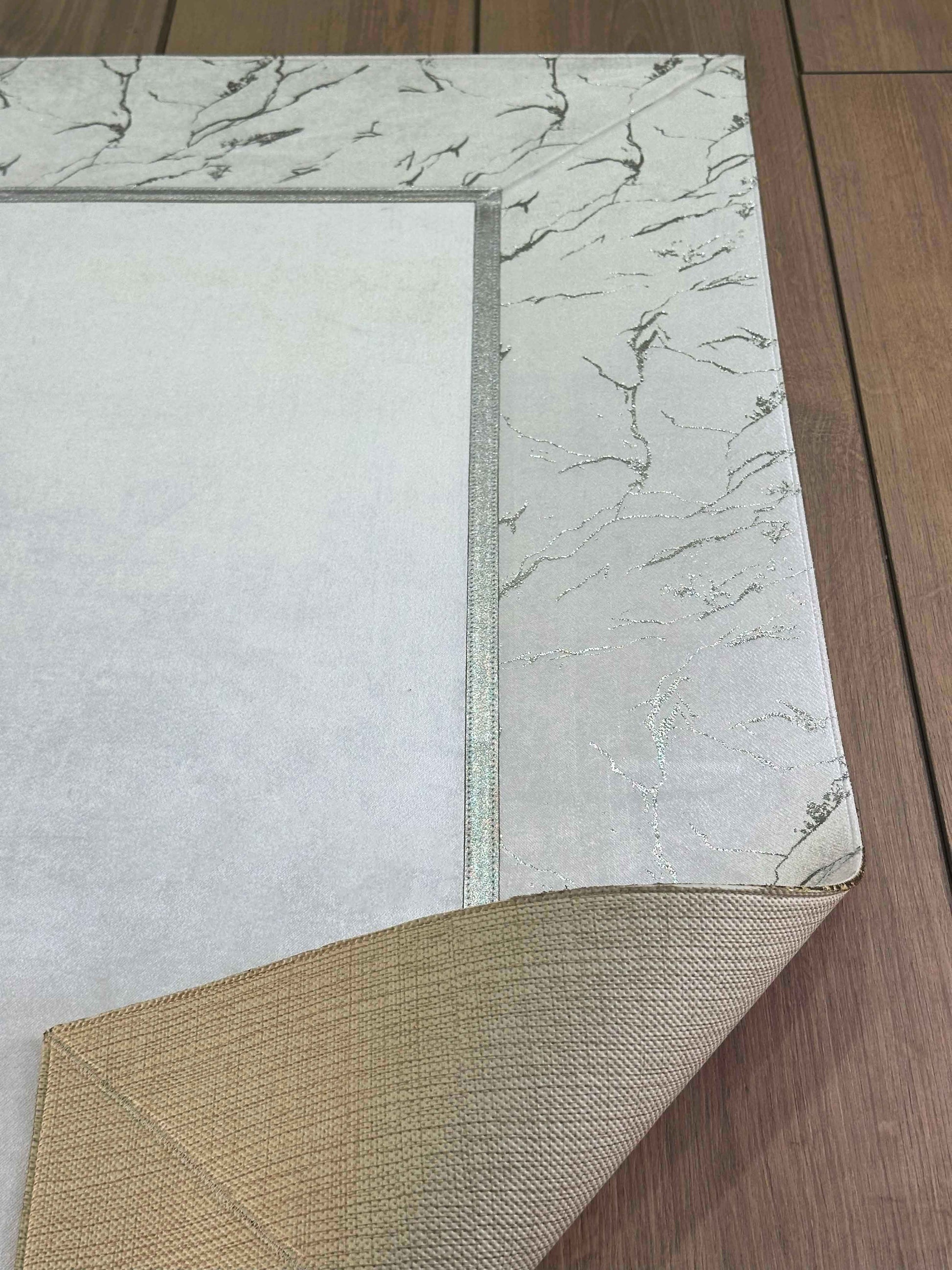 Asya Rectangular Marble Style Veined Silver Modern Rug - by Creative Home Rugs & Turkish Carpets,RUG-ASYA-EcSi-4060,RUG-ASYA-EcSi-60100,RUG-ASYA-EcSi-70120,RUG-ASYA-EcSi-90150,RUG-ASYA-EcSi-152243,RUG-ASYA-EcSi-182274,RUG-ASYA-EcSi-121182