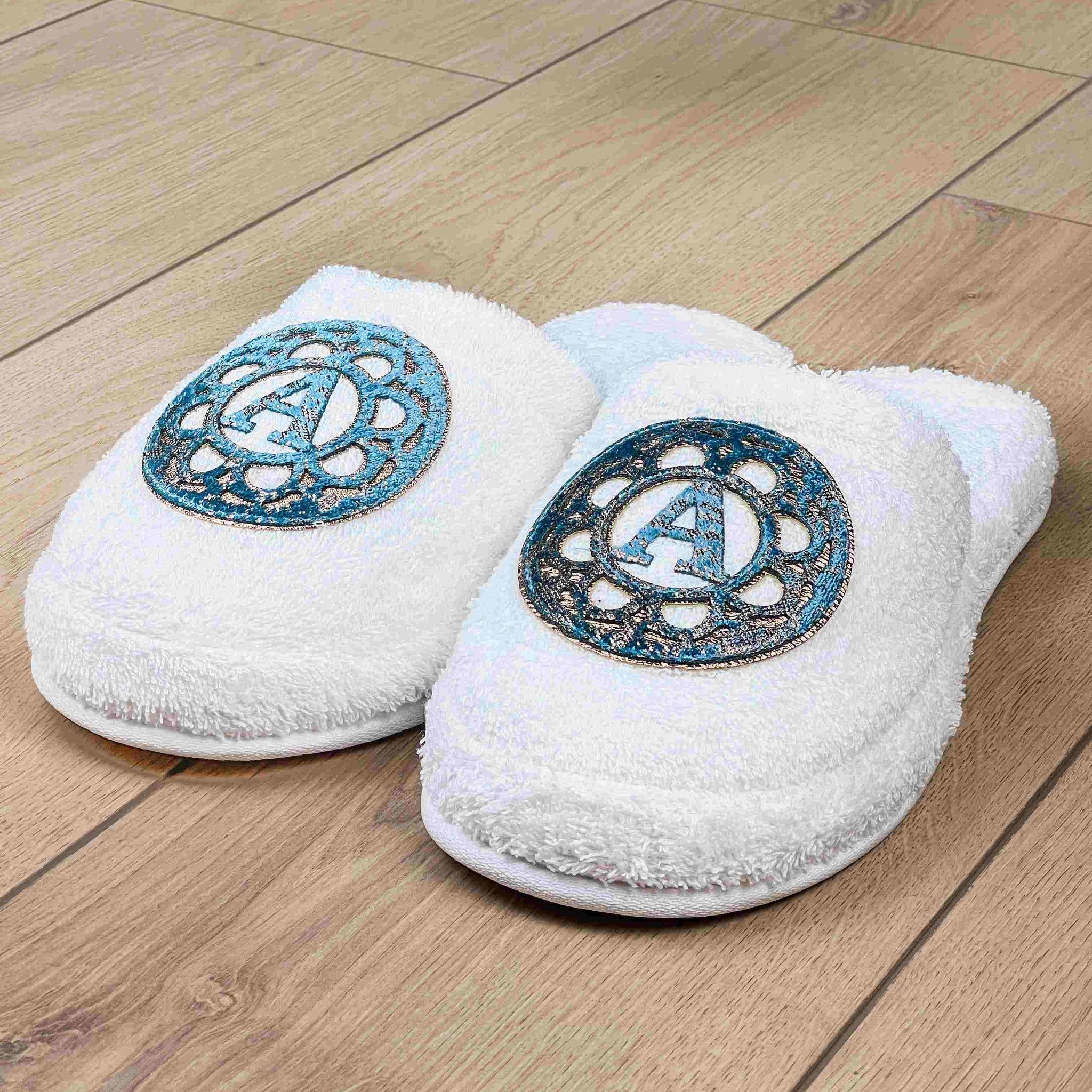 Personalized Initial Lyra Slippers For Men