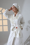 Nilay Bathrobe - Creative Home Designs, Women's Cream Ecru Embroidery Lace Luxury Turkish Soft Bamboo Terry Kimono Spa Robe,BRW-CH-NILAY-S-BO,BRW-CH-NILAY-M-BO,BRW-CH-NILAY-L-BO,BRW-CH-NILAY-XL-BO,BRW-CH-NILAY-XXL-BO,BRW-CH-NILAY-XXL-BO,BRW-CH-NILAY-S-BS,BRW-CH-NILAY-M-BS,BRW-CH-NILAY-L-BS,BRW-CH-NILAY-XL-BS,BRW-CH-NILAY-XXL-BS,BRW-CH-NILAY-XXL-BS,BRW-CH-NILAY-S-BST,BRW-CH-NILAY-M-BST,BRW-CH-NILAY-L-BST,BRW-CH-NILAY-XL-BST,BRW-CH-NILAY-XXL-BST,BRW-CH-NILAY-XXL-BST