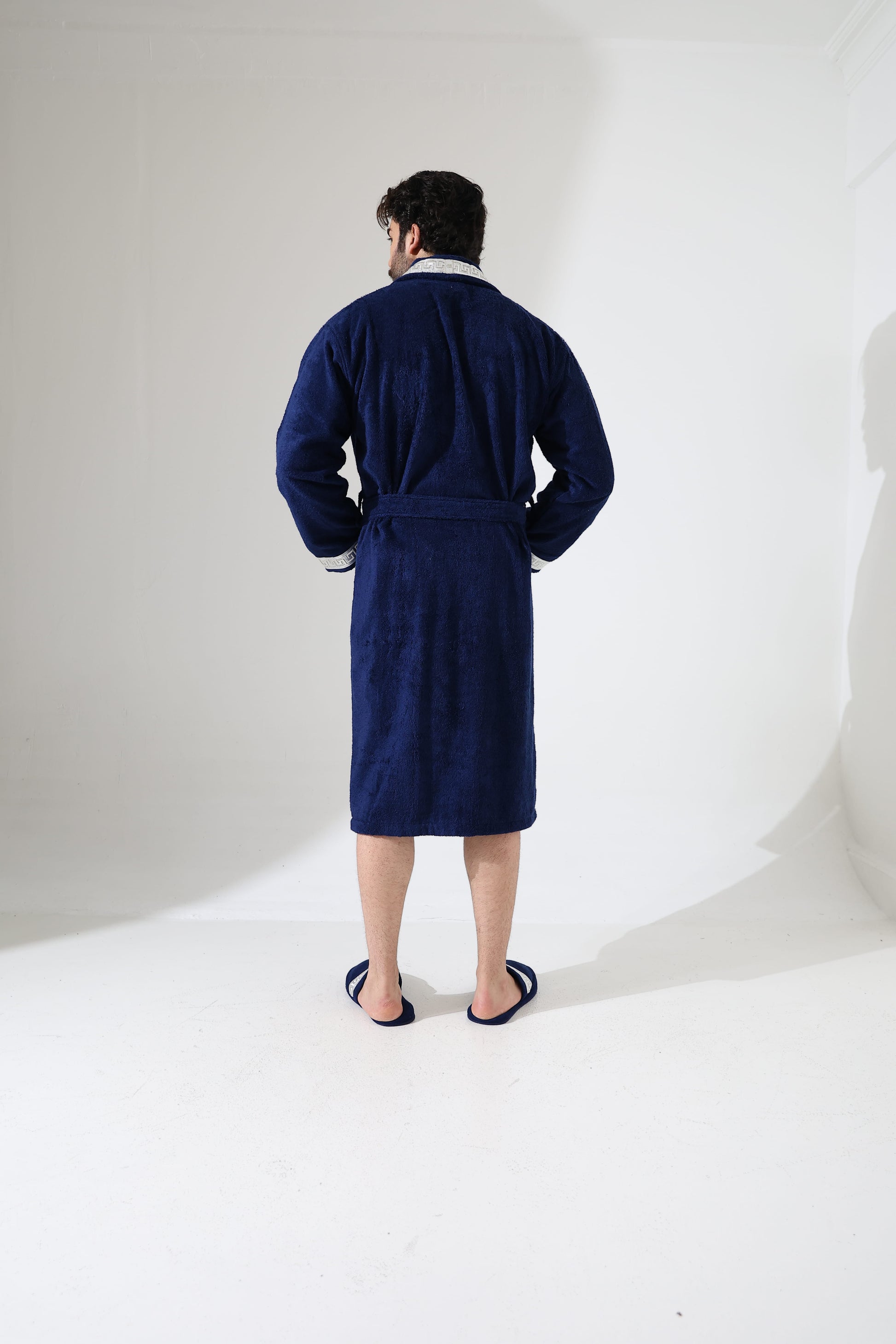 Anka Bathrobe For Him - Greek Key Versace Blue & Silver SPA Robe Gown Men by Creative Home,BRM-CH-ANKABluSi-S-BO,BRM-CH-ANKABluSi-M-BO,BRM-CH-ANKABluSi-L-BO,BRM-CH-ANKABluSi-XL-BO,BRM-CH-ANKABluSi-XXL-BO,BRM-CH-ANKABluSi-XXXL-BO,BRM-CH-ANKABluSi-S-BS,BRM-CH-ANKABluSi-M-BS,BRM-CH-ANKABluSi-L-BS,BRM-CH-ANKABluSi-XL-BS,BRM-CH-ANKABluSi-XXL-BS,BRM-CH-ANKABluSi-XXXL-BS,BRM-CH-ANKABluSi-S-BST,BRM-CH-ANKABluSi-M-BST,BRM-CH-ANKABluSi-L-BST,BRM-CH-ANKABluSi-XL-BST,BRM-CH-ANKABluSi-XXL-BST,BRM-CH-ANKABluSi-XXXL-BST