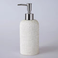 Ebru Pearl Color 5 Piece Bathroom Accessory Set, Luxury Resin Modern Bath Decor by Creative Home,BAS-SLM-EBRU-Pe