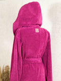 Akay Women's Pink Hooded Bathrobe, Best Luxury Micro Cotton Soft Turkish Robe Gown by Creative Home,BRW-HRSN-AK-S,BRW-HRSN-AK-M,BRW-HRSN-AK-L,BRW-HRSN-AK-XL,BRW-HRSN-AK-XXL