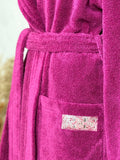 Akay Women's Pink Hooded Bathrobe, Best Luxury Micro Cotton Soft Turkish Robe Gown by Creative Home,BRW-HRSN-AK-S,BRW-HRSN-AK-M,BRW-HRSN-AK-L,BRW-HRSN-AK-XL,BRW-HRSN-AK-XXL