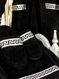 Anka Black & Silver Bathrobe (His) - Creative Home, Bathrobes, Versace Style Greek Key Turkish Bamboo Luxury Robe,BRM-CH-ANKABS-S-BO,BRM-CH-ANKABS-S-BS,BRM-CH-ANKABS-S-BST,BRM-CH-ANKABS-M-BO,BRM-CH-ANKABS-M-BS,BRM-CH-ANKABS-M-BST,BRM-CH-ANKABS-L-BO,BRM-CH-ANKABS-L-BS,BRM-CH-ANKABS-L-BSM,BRM-CH-ANKABS-XL-BO,BRM-CH-ANKABS-XL-BS,BRM-CH-ANKABS-XL-BST,BRM-CH-ANKABS-XXL-BO,BRM-CH-ANKABS-XXL-BS,BRM-CH-ANKABS-XXL-BST,BRM-CH-ANKABS-XXXL-BO,BRM-CH-ANKABS-XXXL-BS,BRM-CH-ANKABS-XXXL-BST