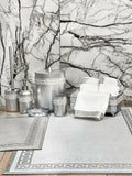 Anka Grey & Silver Bathroom Set - Creative HomeBathroom Accessory Sets