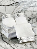 Anka Grey & Silver Bathroom Set - Creative HomeBathroom Accessory Sets