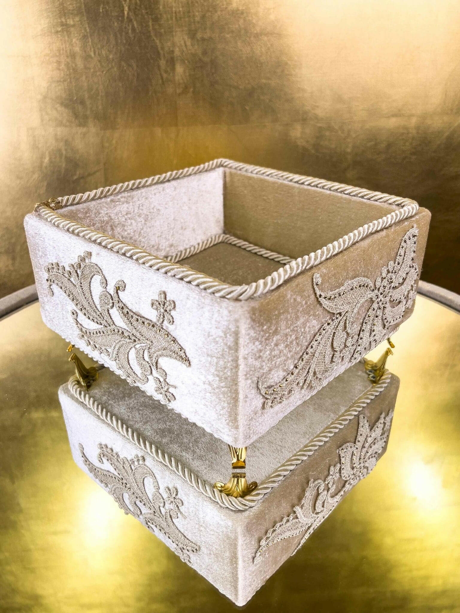 Ayla Gold Towel Box Set - creativehome-designsTowels