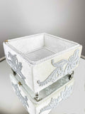 Ayla Silver Towel Box Set - creativehome-designsTowels