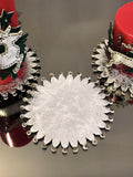 Christmas Deer Red Candle Set of 3, Premium Decorative Colorful Creative Home Candle Sets,CS-CH-CSD-R