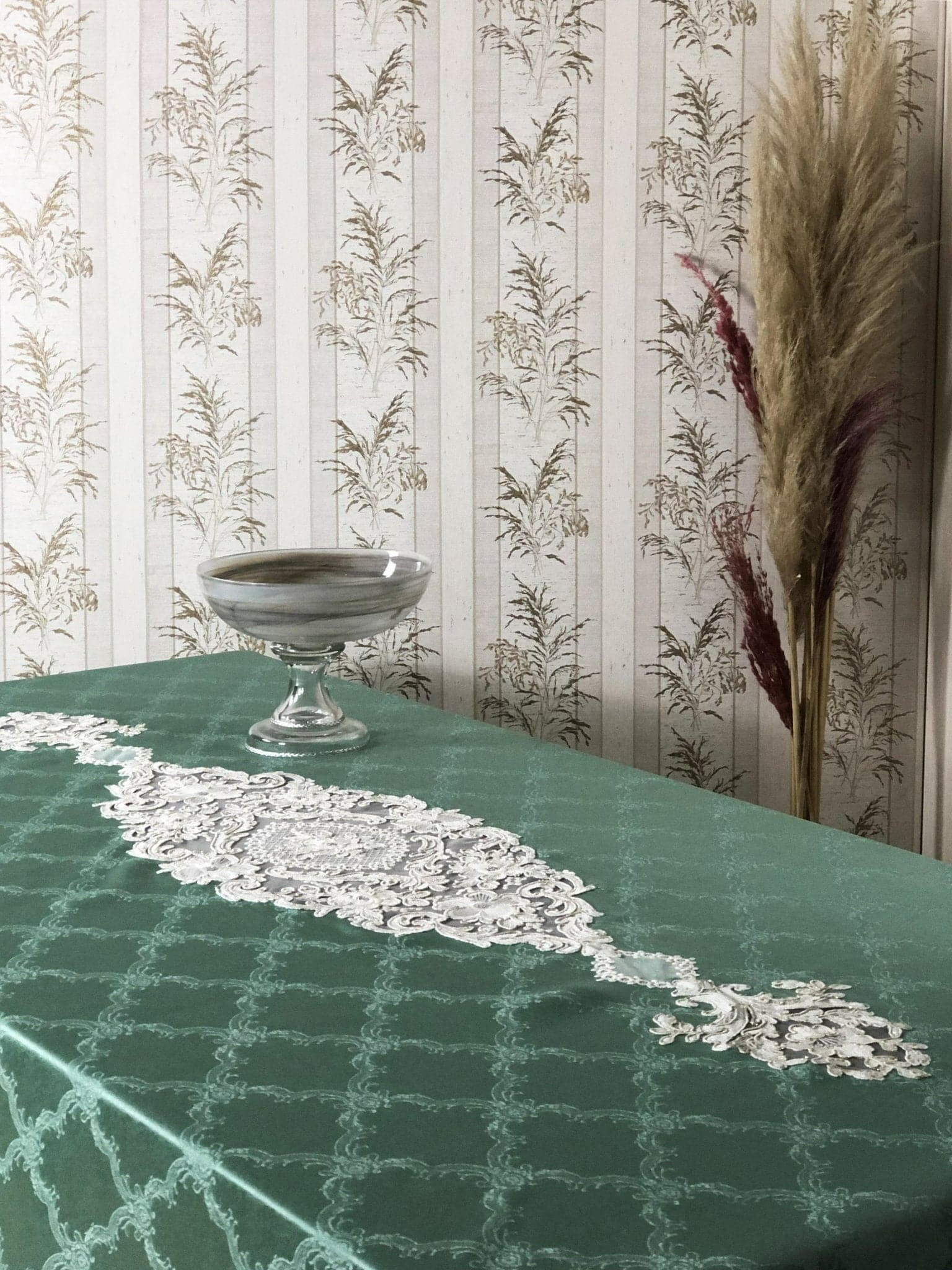 Demet Tablecloth Turquoise - creativehome-designs