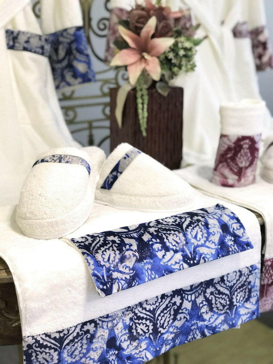 Deren Blue Bathrobe (His) - creativehome-designs