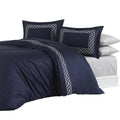 Esma Night Blue - Embroidered Luxury Duvet Cover Set - Creative HomeDuvet Covers