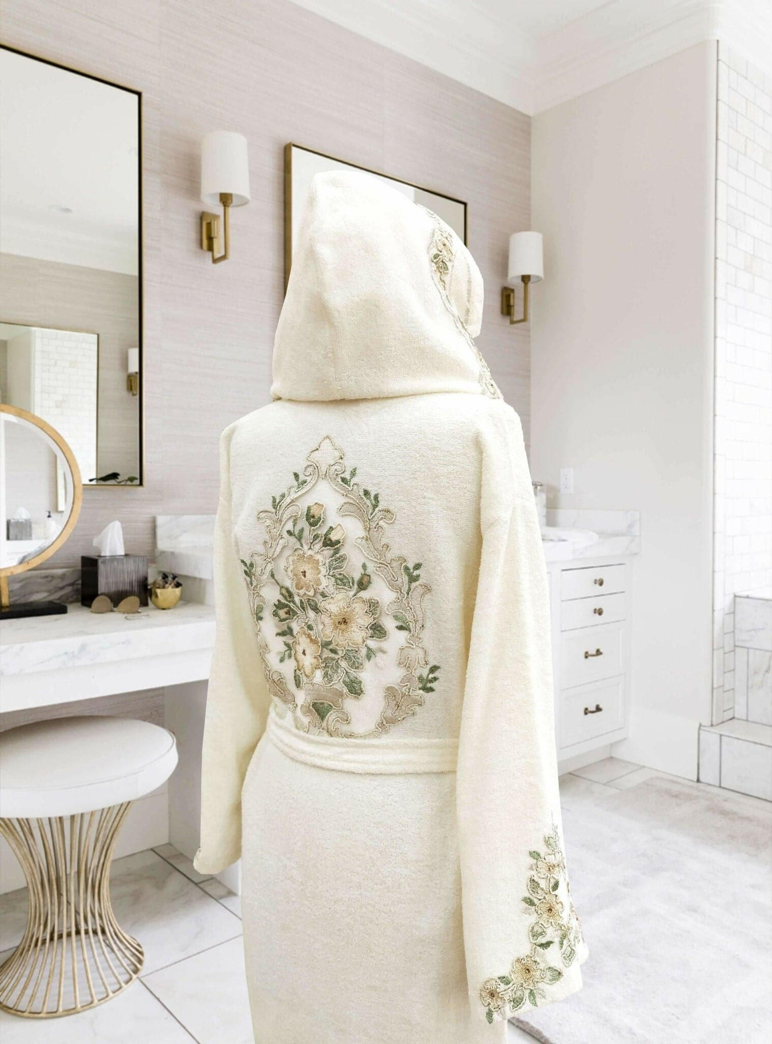 Gelin Bathrobe - Creative Home Designs, Floral Embroidery Turkish Soft Bamboo Robe,BRW-CH-GLN-Go-S-BO,BRW-CH-GLN-Go-S-BS,BRW-CH-GLN-Go-S-BST,BRW-CH-GLN-Go-M-BO,BRW-CH-GLN-Go-M-BS,BRW-CH-GLN-Go-M-BST,BRW-CH-GLN-Go-L-BO,BRW-CH-GLN-Go-L-BS,BRW-CH-GLN-Go-L-BST,BRW-CH-GLN-Go-XL-BO,BRW-CH-GLN-Go-XL-BS,BRW-CH-GLN-Go-XL-BST