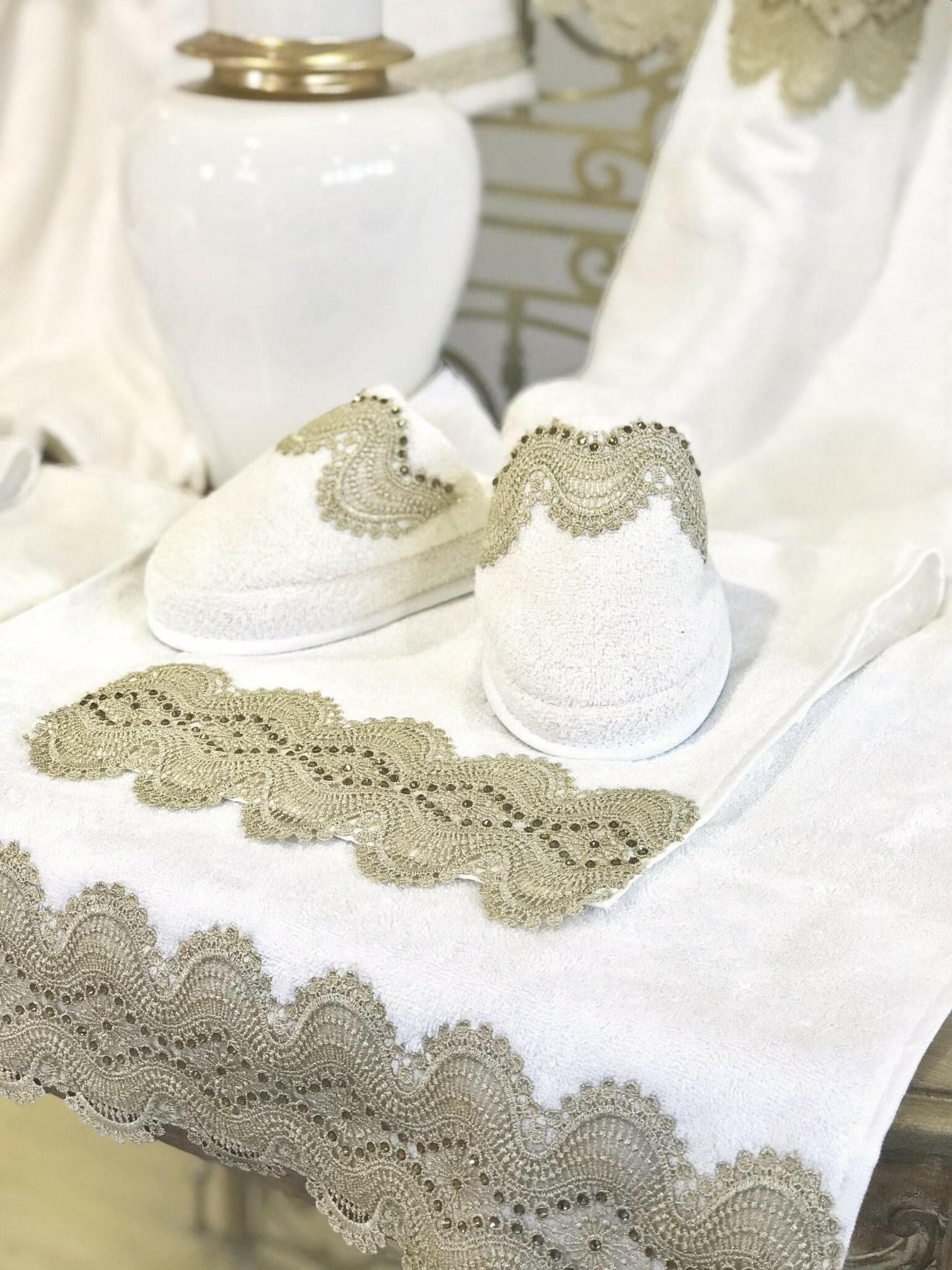 Gunes Bathrobe Set (His & Her) - creativehome-designs