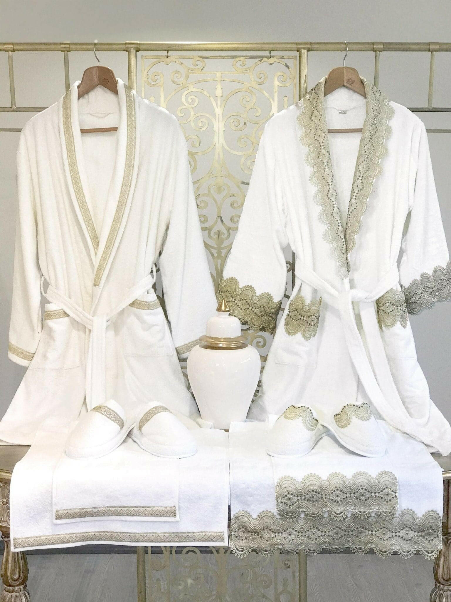 Gunes Bathrobe Set (His & Her) - creativehome-designs