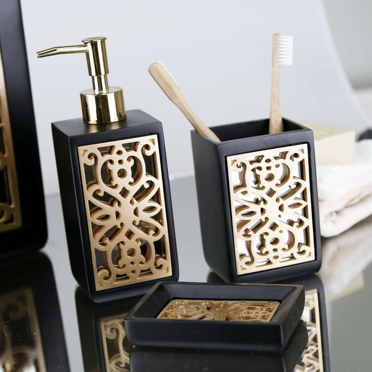 Kayra Bathroom Set - creativehome-designsBathroom Accessory Sets