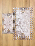 Kelebek Rose Pink Rug 40 x 60 cm - Creative Home Designs, Butterfly Turkish Carpet, Non Slip Washable Velvet Mat,RUG-KLBK-Ro-4060,RUG-KLBK-Ro-60100,RUG-KLBK-Ro-70120,RUG-KLBK-Ro-85137