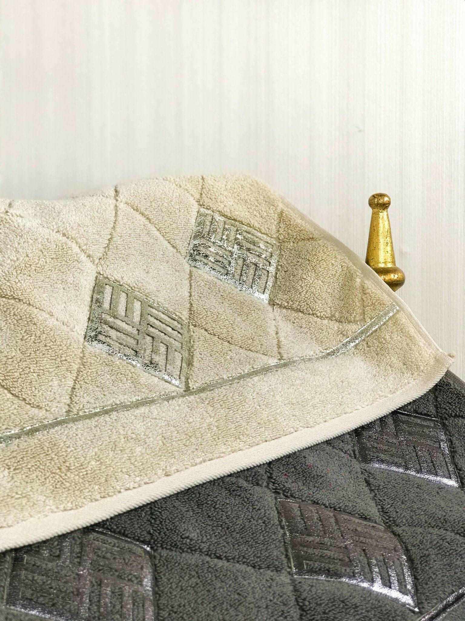 Lara Gold Towel Set - creativehome-designsTowels