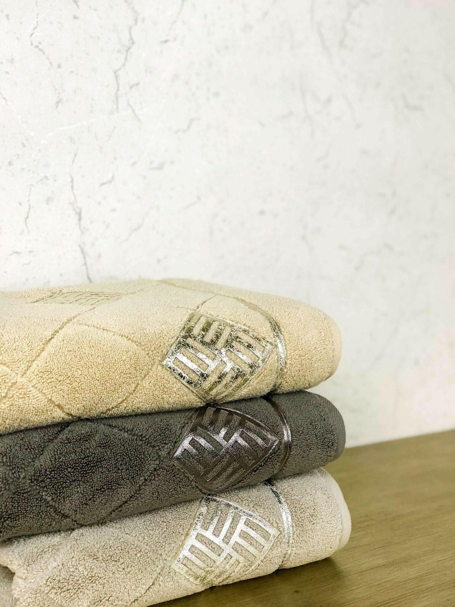 Lara Gold Towel Set - creativehome-designsTowels