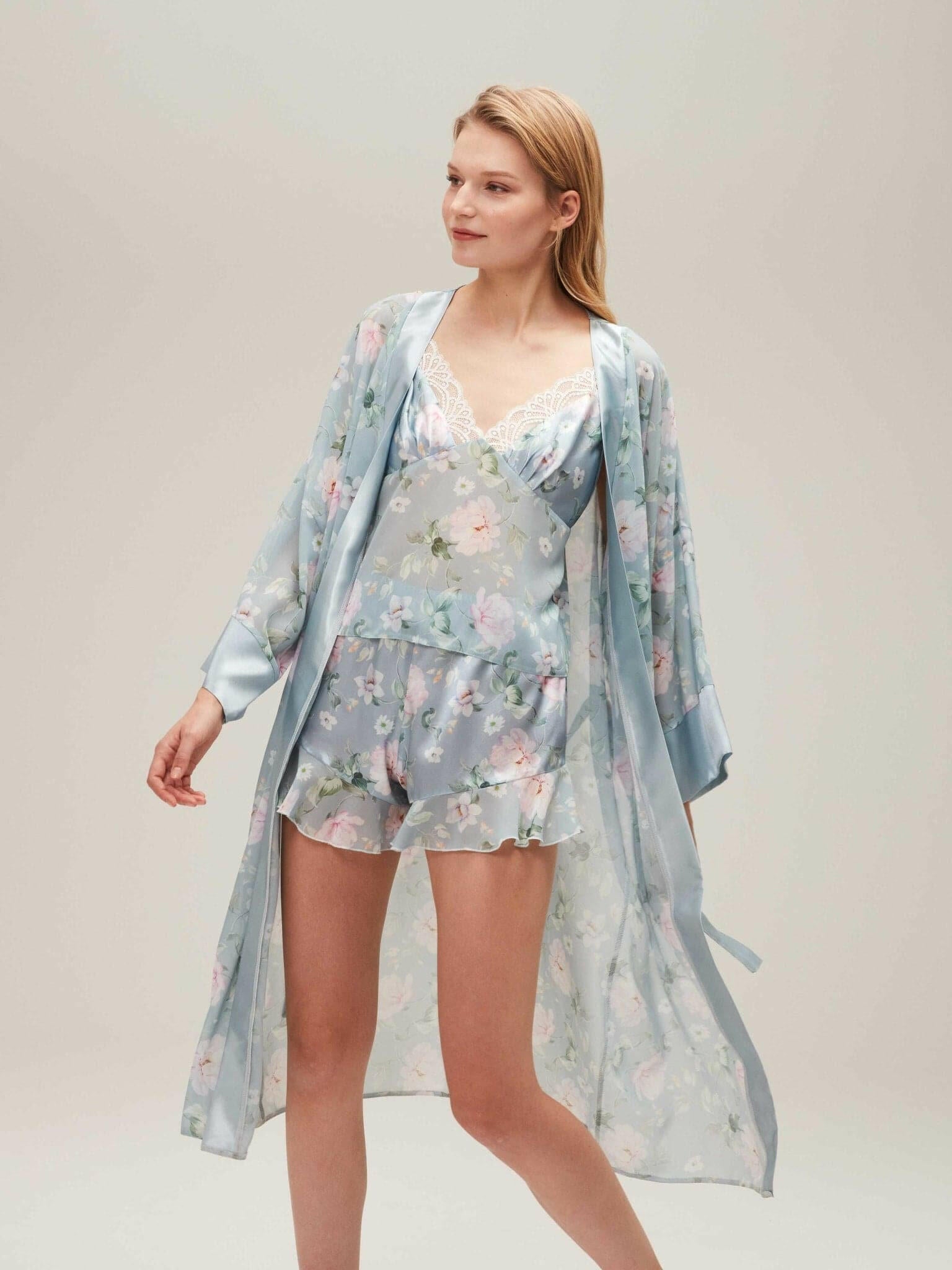 Liva Pajama & Gown Complete Set - creativehome-designsPajamas