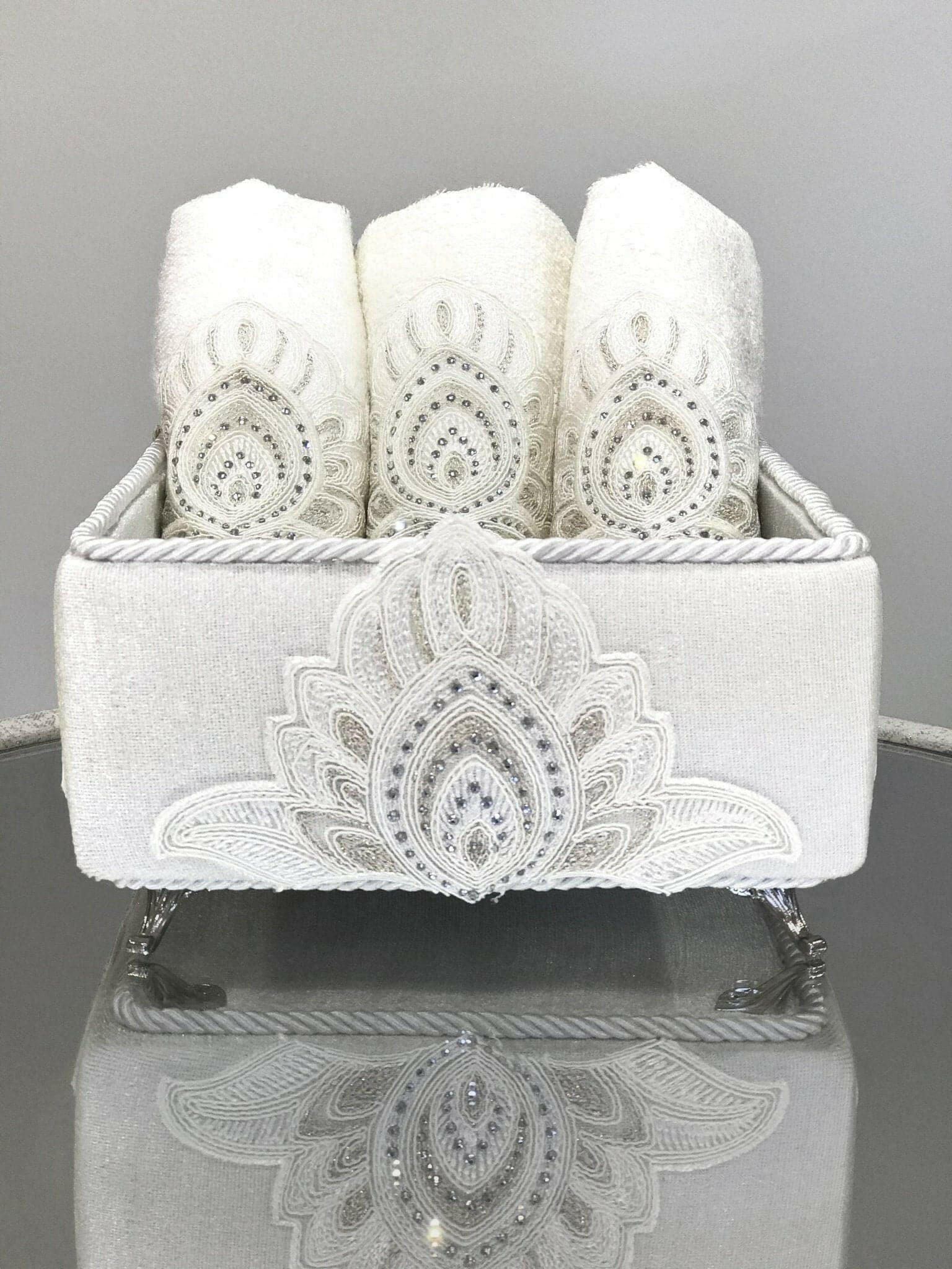 Lotus Towel Box Set - creativehome-designs