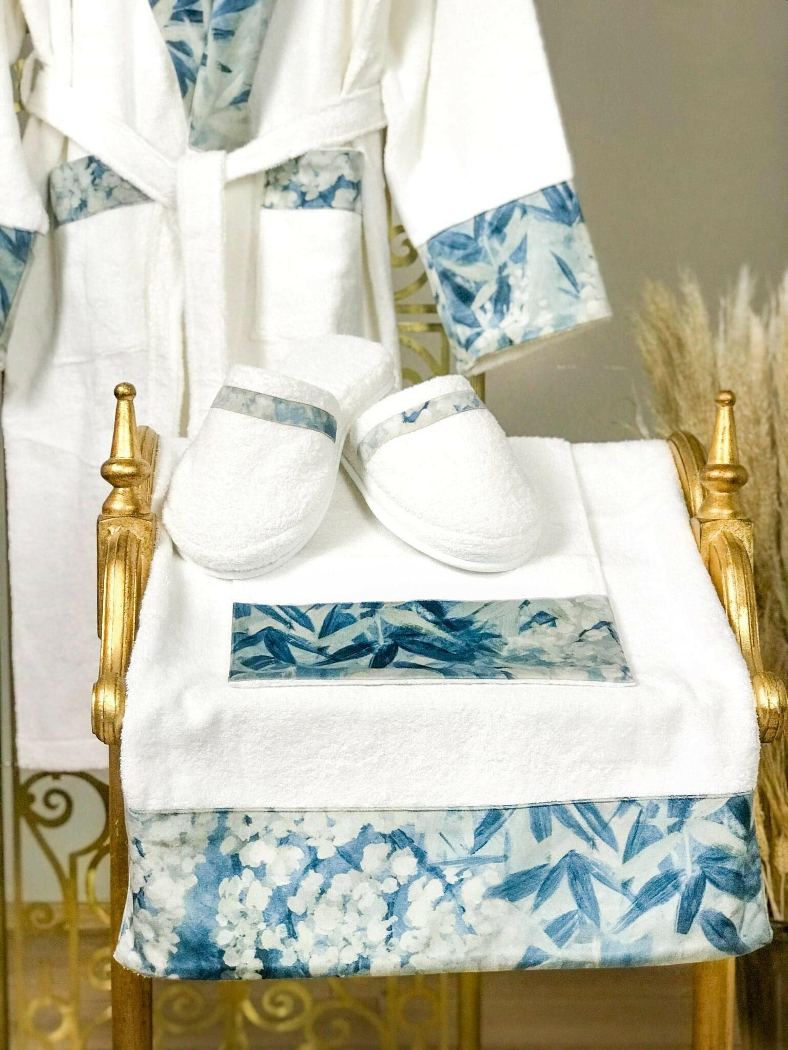 Lyla Blue Bathrobe (His) - creativehome-designsBathrobes