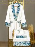 Lyla Blue Bathrobe (His) - creativehome-designsBathrobes