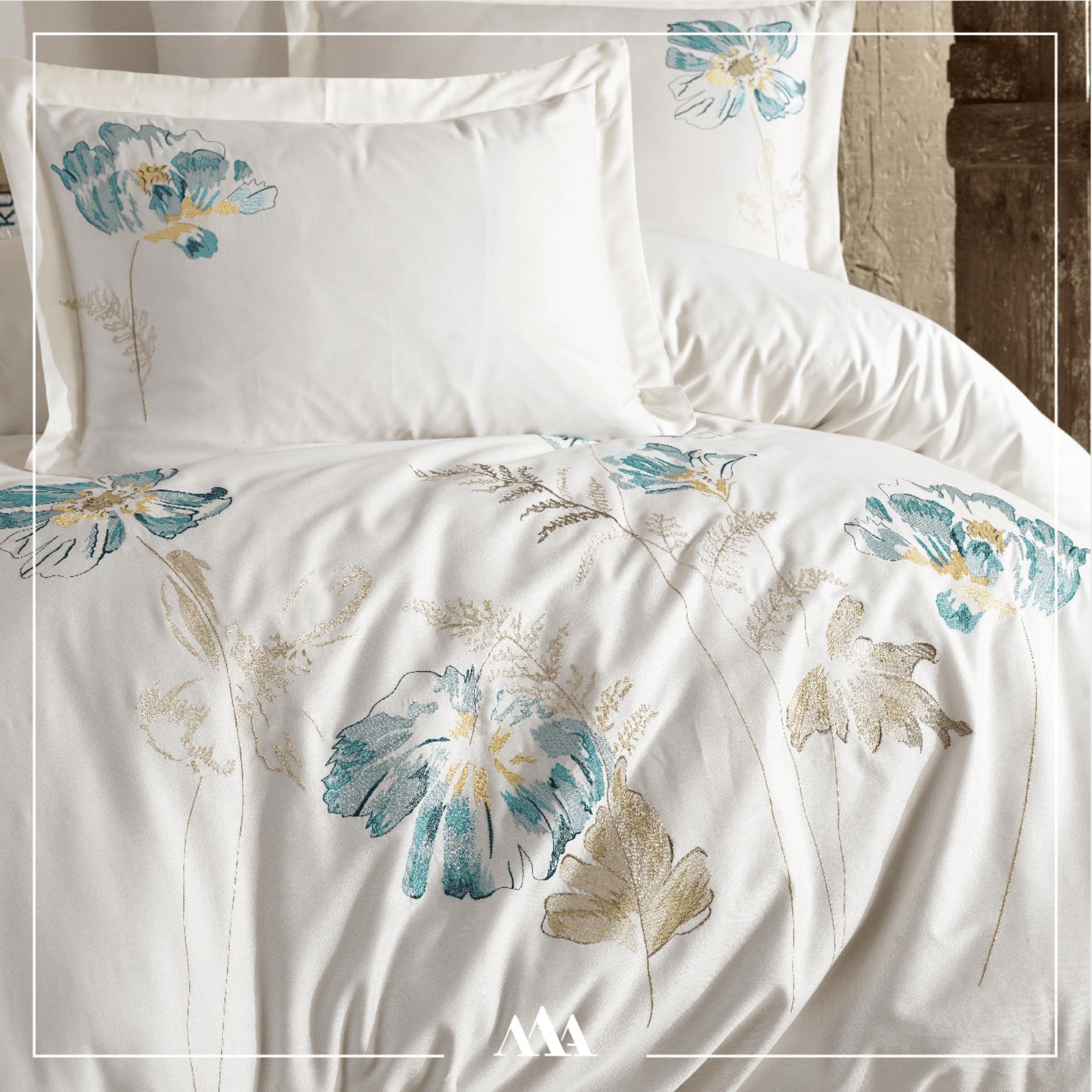Maribor Glory - Embroidered Luxury Duvet Cover Set - creativehome-designs
